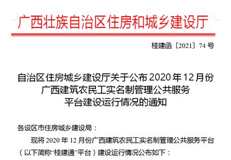 【喜訊】公司獲自治區(qū)住房城鄉(xiāng)建設(shè)廳通報(bào)表揚(yáng)并加誠信分