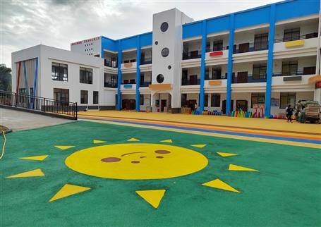 【“兩個年”雙提升】桂海分公司承建的百林鄉(xiāng)中心幼兒園順利開園！